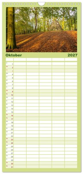 Produktbild: Familienplaner 2027 - Tour de Ostfriesland mit 5 Spalten (Wandkalender, 21 x 45 cm) CALVENDO