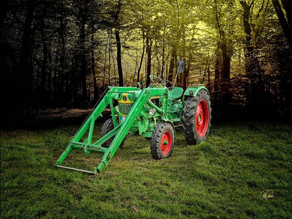 Produktbild: CALVENDO Puzzle Oldtimer Traktor Deutz | 1000 Teile Lege-Gr&ouml;&szlig;e 64x48cm Foto-Puzzle f&uuml;r gl&uuml;ckliche Stunden