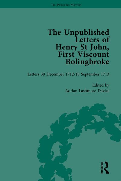 Produktbild: The Unpublished Letters of Henry St John, First Viscount Bolingbroke Vol 3