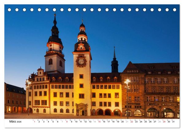 Produktbild: Sachsen (Tischkalender 2026 DIN A5 quer), CALVENDO Monatskalender