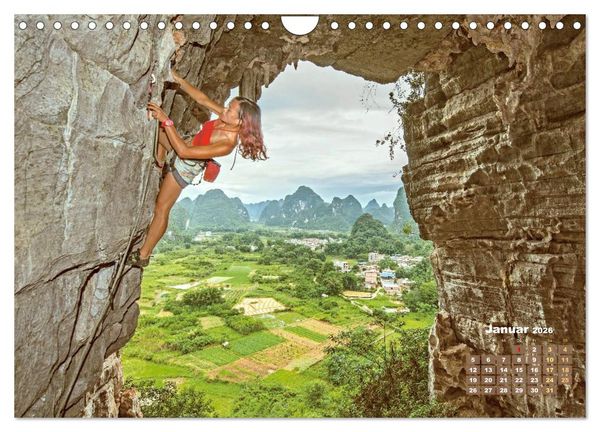 Produktbild: Bouldern: Klettern extrem (Wandkalender 2026 DIN A4 quer), CALVENDO Monatskalender