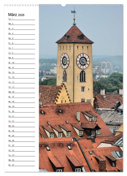 Produktbild: Regensburg - Ansichtssache (hochwertiger Premium Wandkalender 2026 DIN A2 hoch), Kunstdruck in Hochglanz