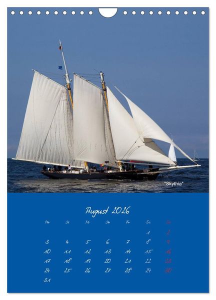 Produktbild: Unter Segeln (Wandkalender 2026 DIN A4 hoch), CALVENDO Monatskalender