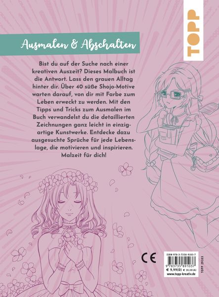 Produktbild: Malbuch Manga & Anime
