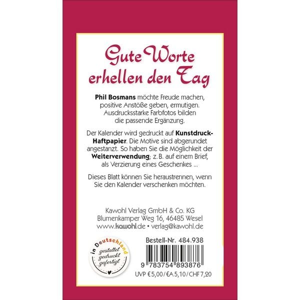 Produktbild: Gute Worte erhellen den Tag 2027