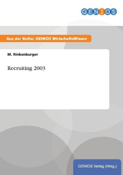 Produktbild: Recruiting 2003