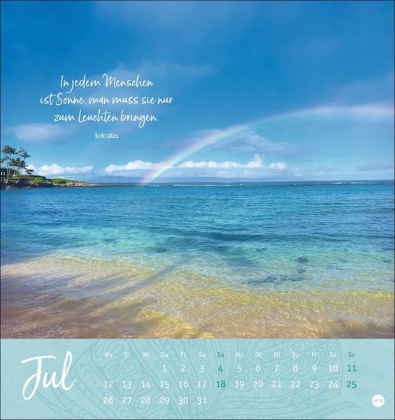 Produktbild: Tage voller Gl&uuml;ck Postkartenkalender 2027