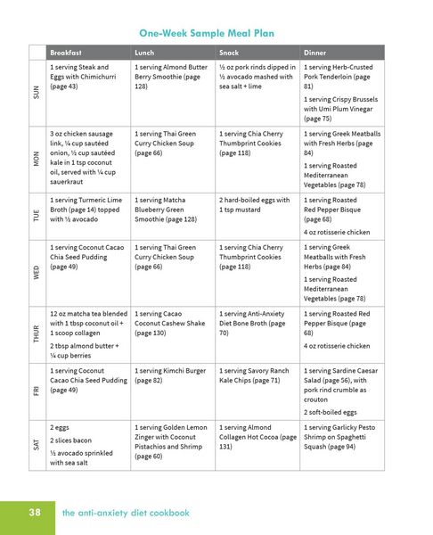Produktbild: Anti-Anxiety Diet Cookbook