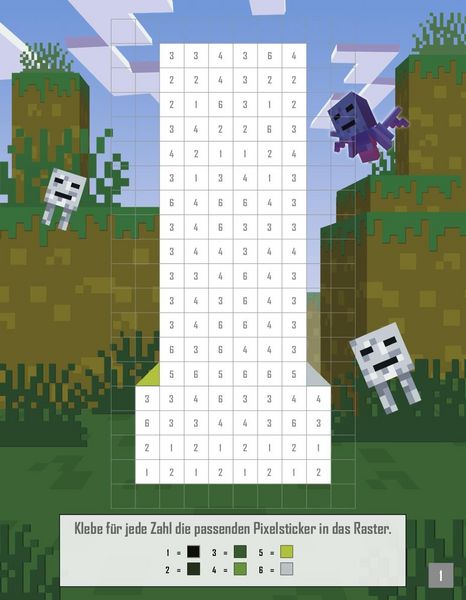 Produktbild: Pixel-Sticker f&uuml;r Minecrafter