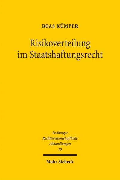 Produktbild: Risikoverteilung im Staatshaftungsrecht