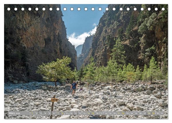 Produktbild: Wanderwege in Europa (Tischkalender 2026 DIN A5 quer), CALVENDO Monatskalender