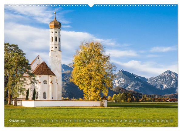 Produktbild: Dahoam in Bayern (hochwertiger Premium Wandkalender 2026 DIN A2 quer), Kunstdruck in Hochglanz