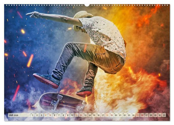 Produktbild: Faszination Sport (hochwertiger Premium Wandkalender 2026 DIN A2 quer), Kunstdruck in Hochglanz