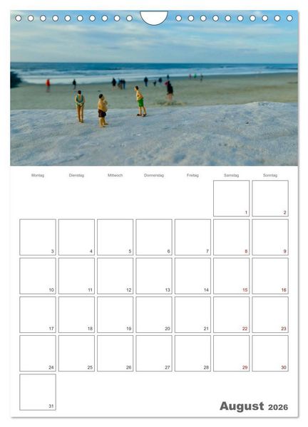 Produktbild: Wangerooge - Gl&uuml;cksort f&uuml;r Gro&szlig; und Klein (Wandkalender 2026 DIN A4 hoch), CALVENDO Monatskalender