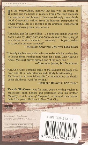 Produktbild: Angela's Ashes