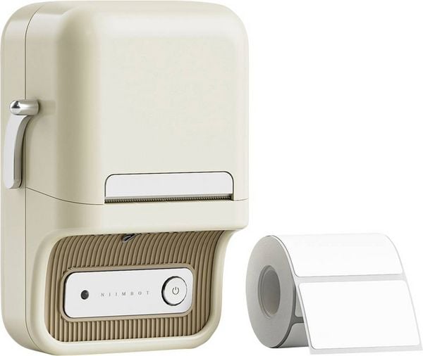 Produktbild: NIIMBOT B21 Pro Wireless Fotodrucker Schwarz-Wei&szlig; Druck-Aufl&ouml;sung: 300 x 300 dpi Wei&szlig;