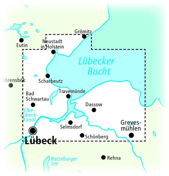 Produktbild: Lübecker Bucht, Neustadt i. Holstein - Lübeck, Ostseebad Boltenhagen 1:50 000