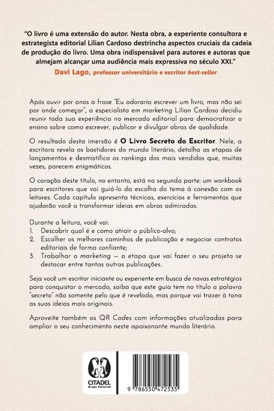 Produktbild: O livro secreto do escritor