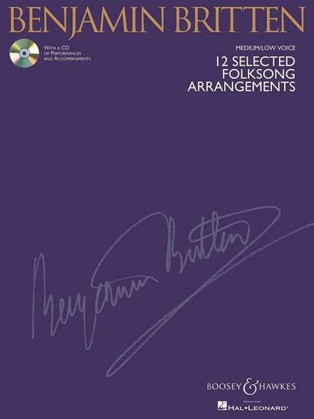 Produktbild: 12 Selected Folksong Arrangements Book/Online Audio