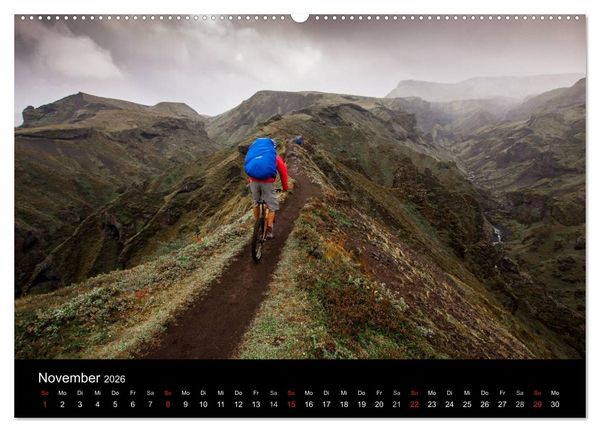 Produktbild: Bike Abenteuer Island (Wandkalender 2026 DIN A2 quer), CALVENDO Monatskalender
