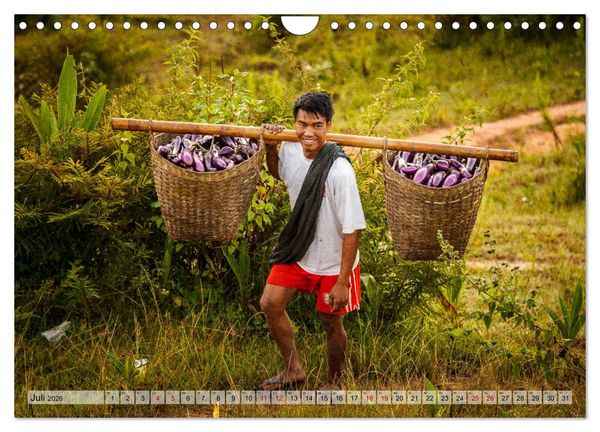 Produktbild: Myanmar - Reise durch das alte Burma (Wandkalender 2026 DIN A4 quer), CALVENDO Monatskalender