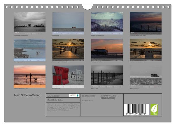 Produktbild: Mein St.Peter-Ording (Wandkalender 2026 DIN A4 quer), CALVENDO Monatskalender