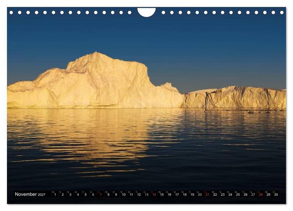 Produktbild: Ilulissat Eisfjord, Gr&ouml;nland. EIS - FORM UND LICHT (Wandkalender 2027 DIN A4 quer), CALVENDO Monatskalender