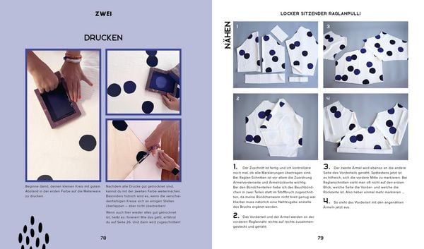 Produktbild: Happy Sweater n&auml;hen &ndash; Siebdrucken super easy! Mit 50 Motivvorlagen von @akkolade.studio