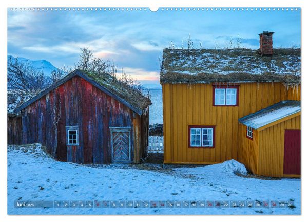 Produktbild: Polarnacht in Troms&oslash; (Wandkalender 2026 DIN A2 quer), CALVENDO Monatskalender