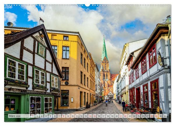 Produktbild: Wundersch&ouml;nes Schwerin (hochwertiger Premium Wandkalender 2026 DIN A2 quer), Kunstdruck in Hochglanz