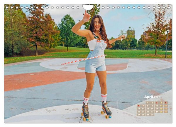 Produktbild: Hula-Hoop: Spa&szlig;, Sport und Fitness mit Hula Hoop Reifen (Wandkalender 2026 DIN A4 quer), CALVENDO Monatskalender