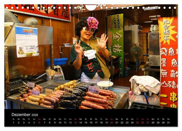 Produktbild: Taiwan kulinarisch erleben (Wandkalender 2026 DIN A4 quer), CALVENDO Monatskalender