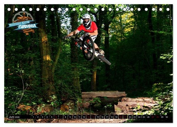 Produktbild: Freeride Life (Tischkalender 2026 DIN A5 quer), CALVENDO Monatskalender