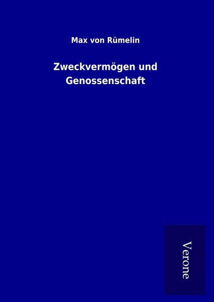 Produktbild: Zweckverm&ouml;gen und Genossenschaft