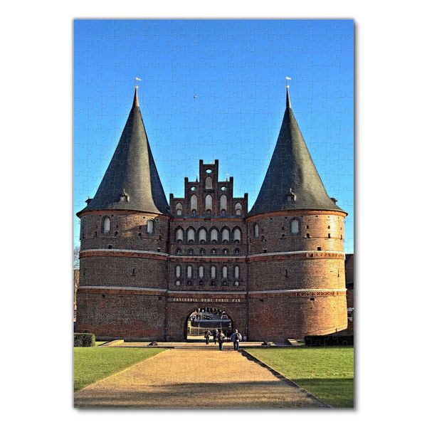 Produktbild: Lais Puzzle Holstentor L&uuml;beck 500 Teile