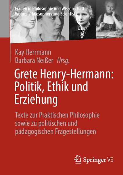 Produktbild: Grete Henry-Hermann: Politik, Ethik und Erziehung