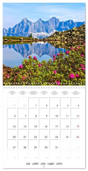Produktbild: Kramer, C: Roof of the Alps (Wall Calendar 2026 12 &times; 12 Inch