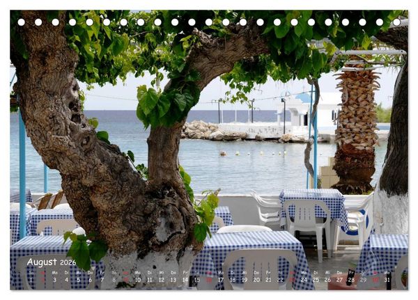 Produktbild: Trauminsel Rhodos (Tischkalender 2026 DIN A5 quer), CALVENDO Monatskalender
