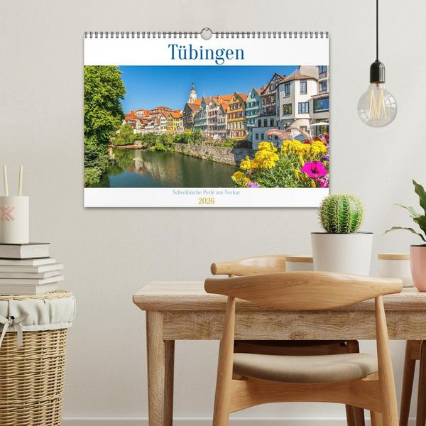 Produktbild: T&uuml;bingen - Schw&auml;bische Perle am Neckar (Wandkalender 2026 DIN A3 quer), CALVENDO Monatskalender
