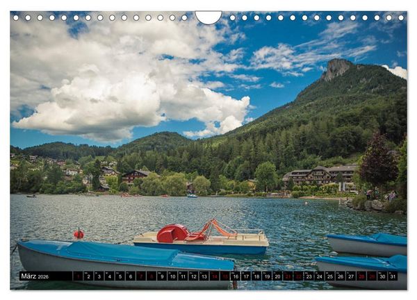 Produktbild: Seen - Berge - Salzkammergut (Wandkalender 2026 DIN A4 quer), CALVENDO Monatskalender