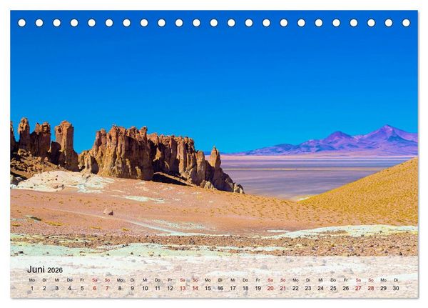 Produktbild: Magische Farbspiele der W&uuml;ste (Tischkalender 2026 DIN A5 quer), CALVENDO Monatskalender