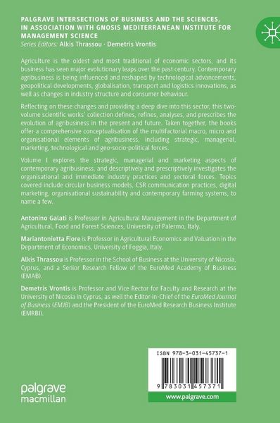 Produktbild: Agribusiness Innovation and Contextual Evolution, Volume I