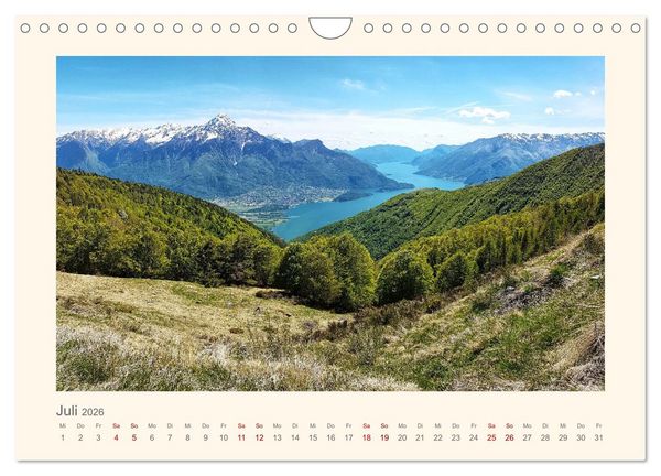 Produktbild: Alpen Blick (Wandkalender 2026 DIN A4 quer), CALVENDO Monatskalender