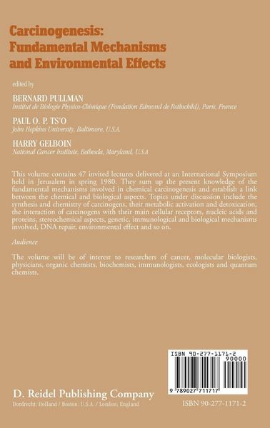 Produktbild: Carcinogenesis: Fundamental Mechanisms and Environmental Effects