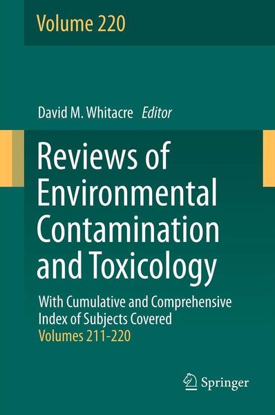 Produktbild: Reviews of Environmental Contamination and Toxicology