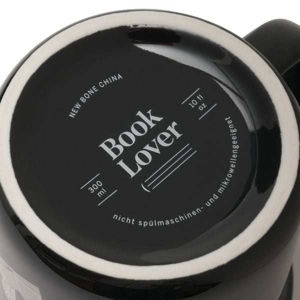 Produktbild: Tasse "BookLover" schwarz