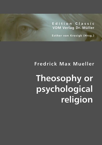 Produktbild: Theosophy or psychological religion