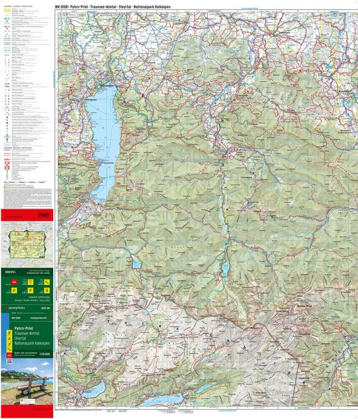Produktbild: freytag & berndt Wanderkarte WK 0081 Pyhrn-Priel, Traunsee-Almtal - Steyrtal - Nationalpark Kalkalpen 1:50.000