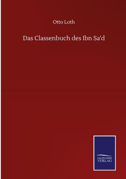 Produktbild: Das Classenbuch des Ibn Sa'd