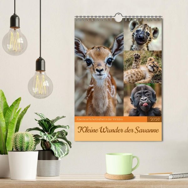 Produktbild: Kleine Wunder der Savanne (Wandkalender 2026 DIN A4 hoch), CALVENDO Monatskalender